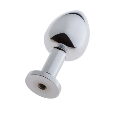 MALESATION Alu-Plug with suction cup small, chrome